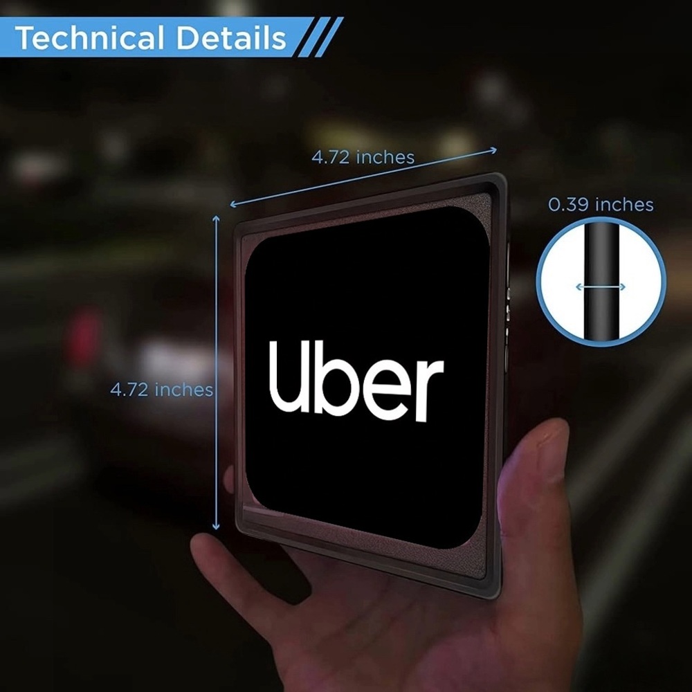 Uber Rideshare LED Sign - Picture 7 of 10
